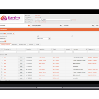 Evertime screenshot