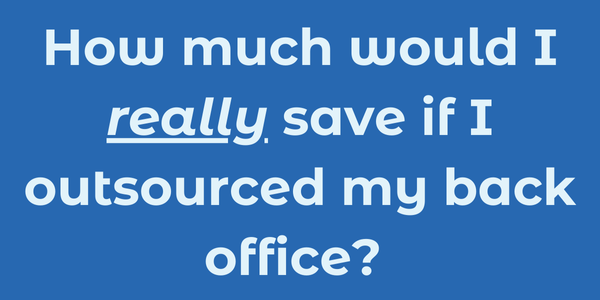 How much will I relly save if I outsource my recruitment back office