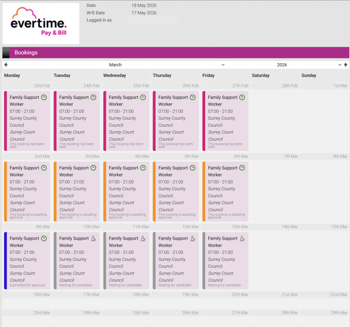 New Evertime features shift capture 2