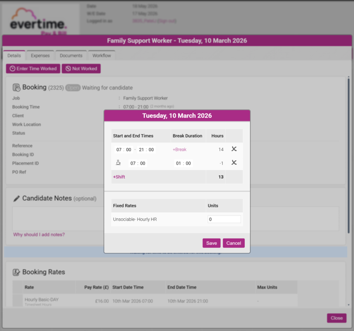 New Evertime features shift capture 3